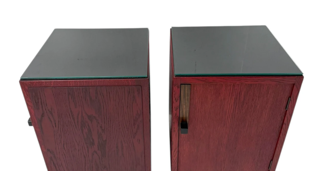 Two Art Deco Modernist Nightstands by A.H. Jansen for L.O.V. Oosterbeek, 1920s